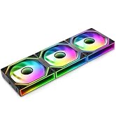 Ocypus Gamma F12 UNI ARGB 120mm PC Case Fan,1-Cable Setup,Forward & Reverse | Modular Daisy Chain...