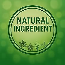 Icon representing natural ingredients, featuring peppermint, lemongrass, tea tree and eucalyptus