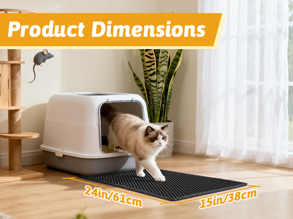 cat mat for litter box
