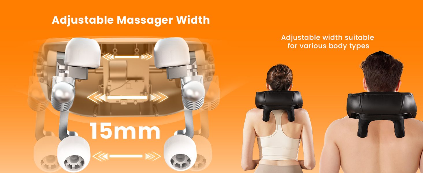 Adjustable Massager Width