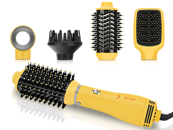 Blow Dryer Brush Yellow