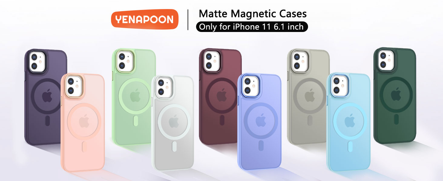 Matte Magnetic Phone Case for iPhone 11