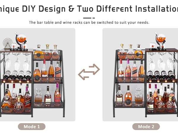 freestanding wine rack floor