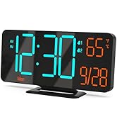 KOSUMOSU Alarm Clocks for Bedrooms, 6.7