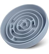 Coomazy Slow Feeder Dog Bowls, Silicone Dog Bowl with Suction Cups, Slow Feeder & Non-Slip Design...
