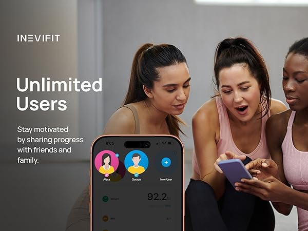 I-BF001 - Bluetooth Smart Body Fat Scale - Premium A+ - Mobile