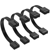 4 Pin PWM Fan Extension Cable Female to Female | PC Fan Extension Cable for CPU Coolers & PWM Fan...