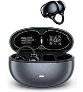 Yonblow Clip On Earbuds, Dual-mic ENC Open Ear Earbuds, Lightweight 40H Playtime Wireless Headpho...