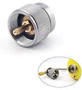 Propane to Butane Adapter 16 oz Propane Tank Gas Adapter Converter Input EN417 Valve Output Campi...