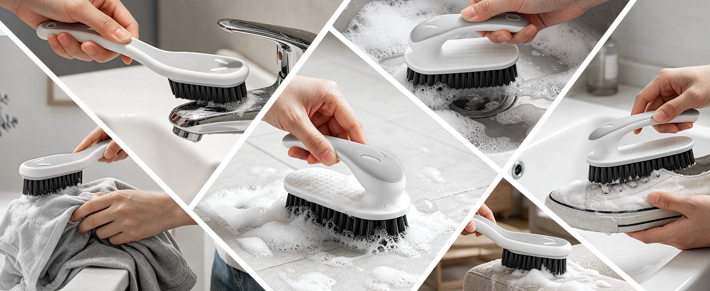 Soft Bristle Scrub Cleaning Brush