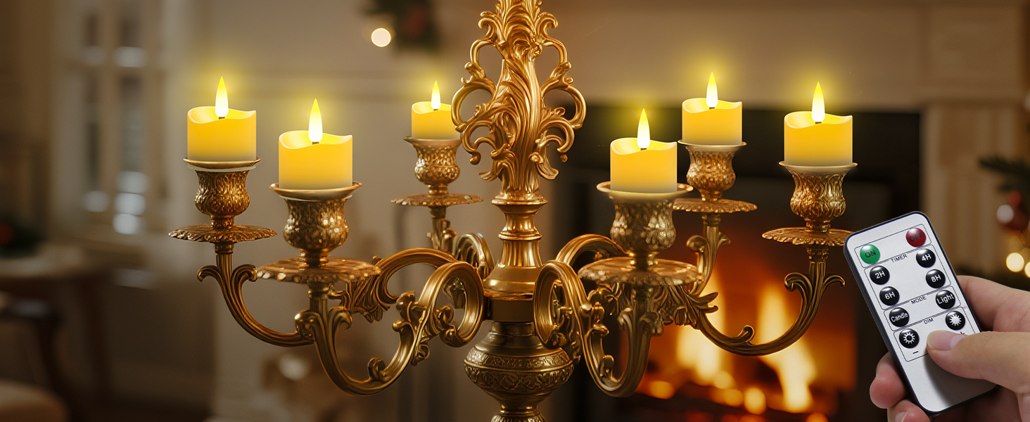 Flameless tea light comes