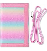 Kids Wallet for Boys Girls Teens Trifold, Canvas Toddler Wallet for Boys, Cute Zipper Wallets You...