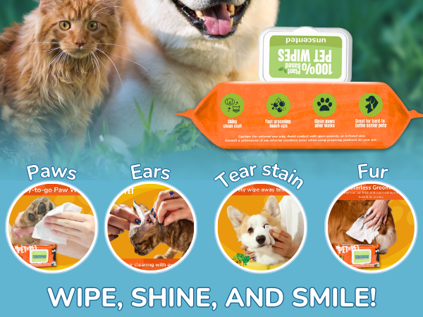 Pet wipes