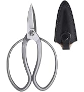 KAKURI Okubo Shears 7" (180 mm) Bonsai Scissors, Flower Arranging Scissors, Japanese Stainless St...
