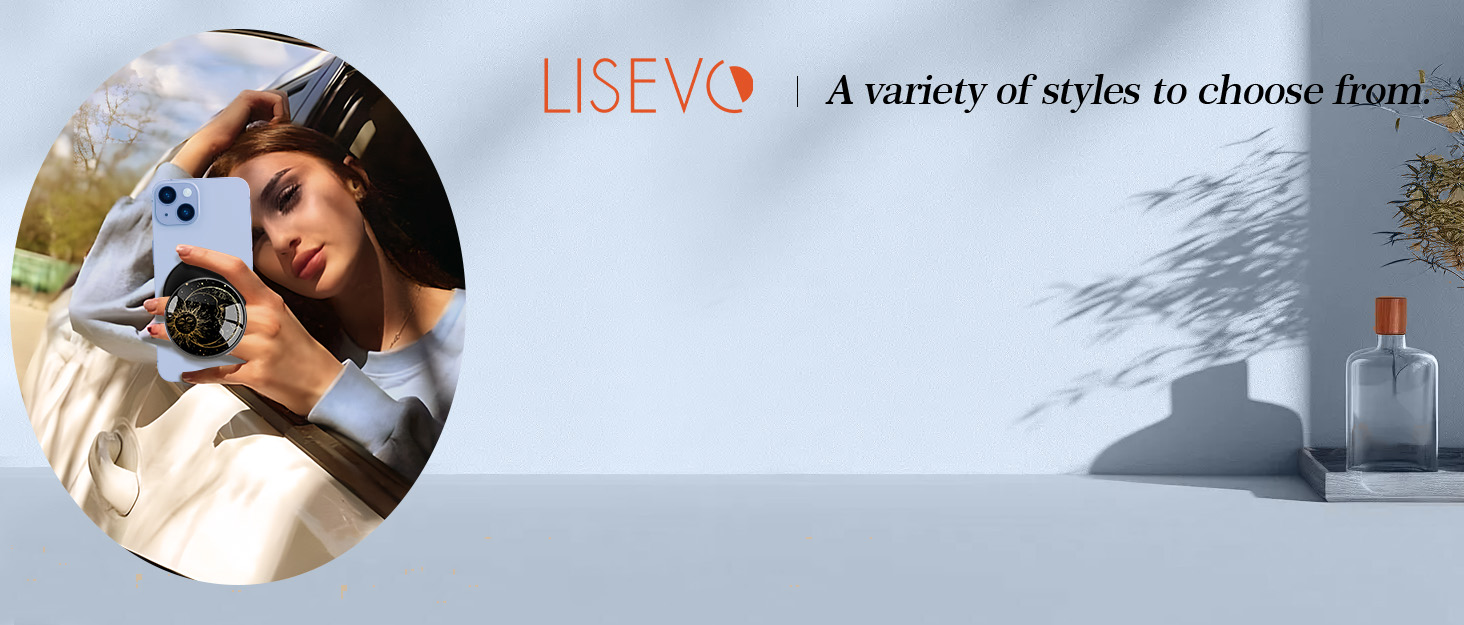 LISEVO Magnetic Phone Grip Compatible with MagSafe