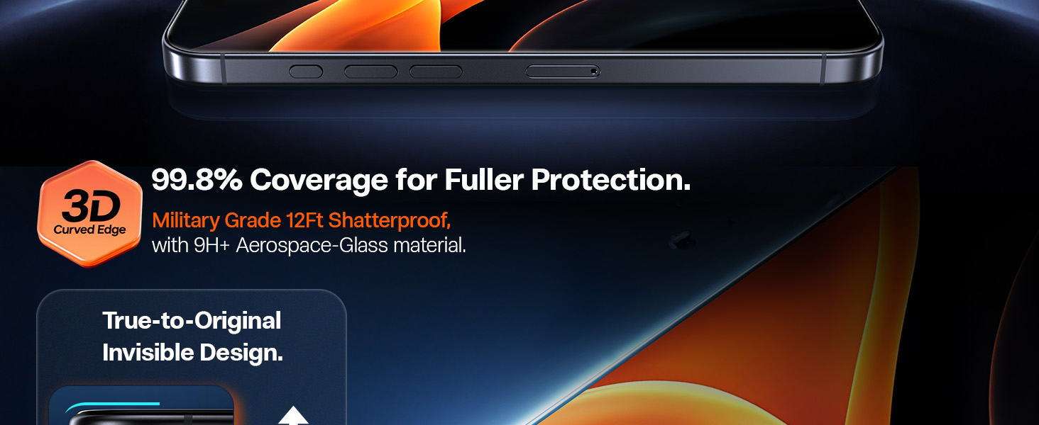 iphone 16 pro max screen protector anti glare