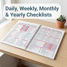 Open planner on the desk