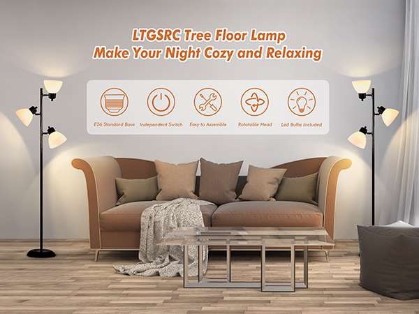 standing pole lamp for living room