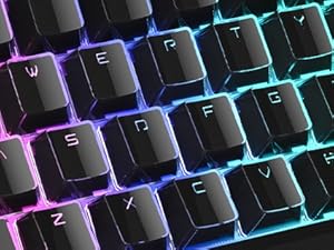 Black keycaps PBT keycaps, Shine Through Keycaps 60 75 100 Percent Cherry Profile