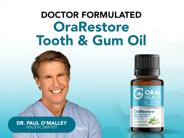 Try our dentist's created OraRestore probiotic Mouthwash