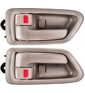 FAERSI 2Pcs Inside Interior Door Handle Front Rear Driver & Passenger Side Replacement for 1997 1...