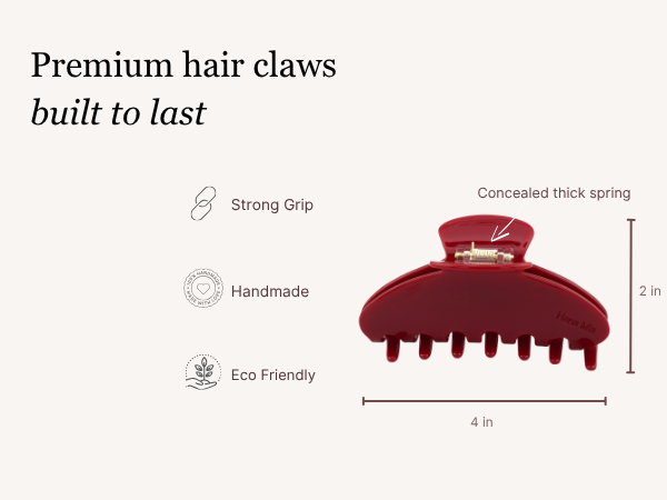 Premium hair claws built to last