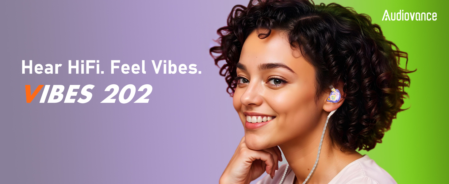 Audiovance Vibes 202 Clear_HiFi Wired Earbuds