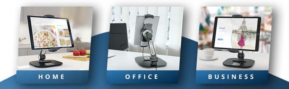 home office business kitchen rotating desk dektop tablet cell phone pos holder accessories pad stand