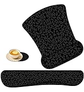 Keyboard Wrist Rest Pad and Ergonomic Mouse Pad Wrist Rest (with Coaster) Set, Non-Slip Base & wi...