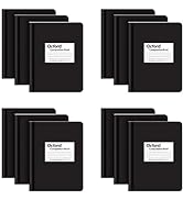 Oxford Composition Notebook 12 Pack, College Ruled Paper, 7.5 x 9.75 Inches, 80 Sheets, Black Cov...