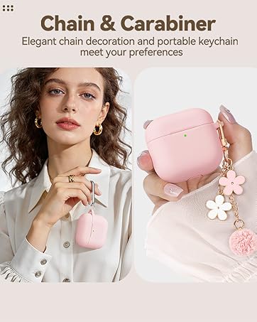 with Floral Chain & Carabiner