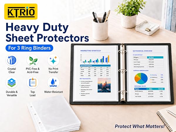 Heavy Duty Sheet Protectors