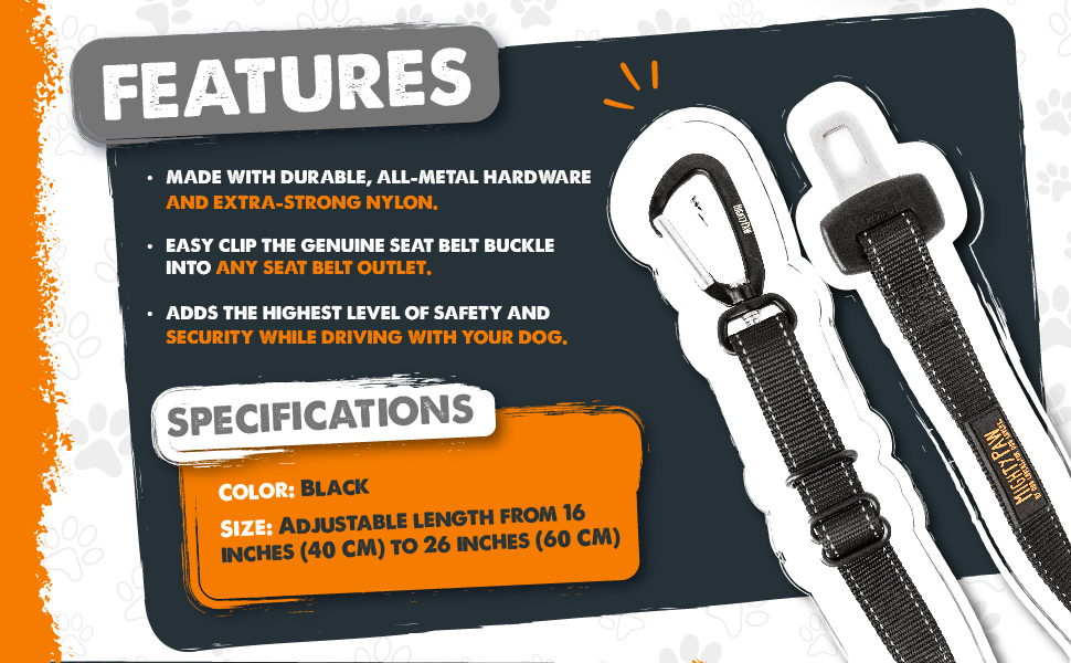 dog seat belt