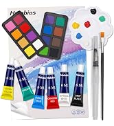Halobios Paint Set, 22 Colors Painting Kit for Kids, Adults, Beginners, Artists, Mini Travel Pain...