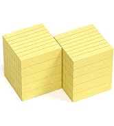 3x3 in Small Sticky Notes Yellow,2X Sticking Powerx,80 Sheets/Pad,10 Pack Mini Notes Pads,Clean R...