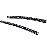 2Pcs Black Rhinestone Barrettes,Crystal Diamond Bobby Pin,Shiny Hair Pin,Hairpin,Sparkly Hair Dec...
