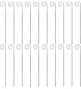 20 Pcs Silver Garden Plant Label Hooks, Markers Stake, Plant Sign Stake Rustproof Deformed Garden...