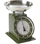 Taylor Mechanical Kitchen Weighing Food Scale with Bowl, Weighs up to 11lbs, Measures in Grams an...