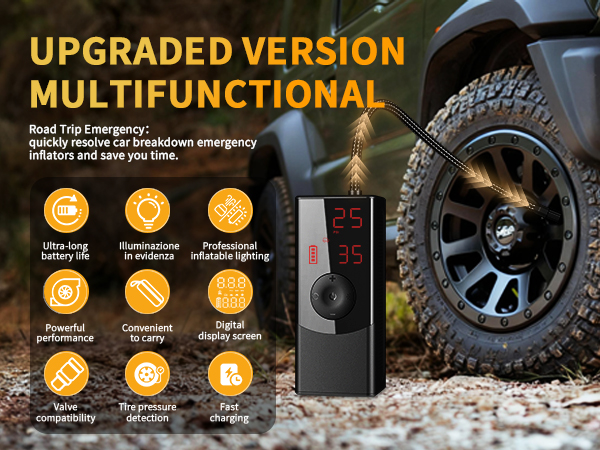 Tire Inflator Portable Air Compressor