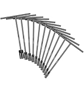 pgroup T-Handle Socket Wrench Set, 11PCS Metric Handle Wrenches - 6, 7, 8, 9, 10, 11, 12, 13, 15,...