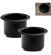 WZP 2PCS Couch Cup Holder, Metal Sofa Recliner-Handles Drop-in Cup Holder Insert Replacement, Dri...