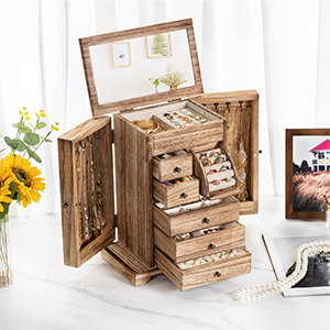 wooden jewelry box for women