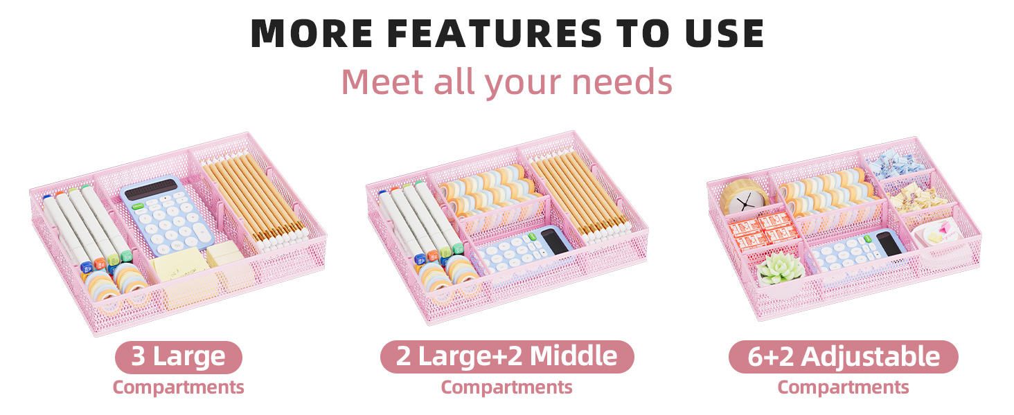 desk drawer organizer tray