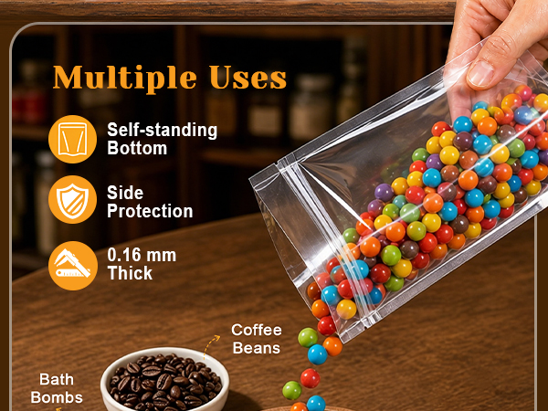 Clear Stand up Bags
