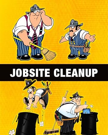 rack a tiers job site clean up tools and accessories