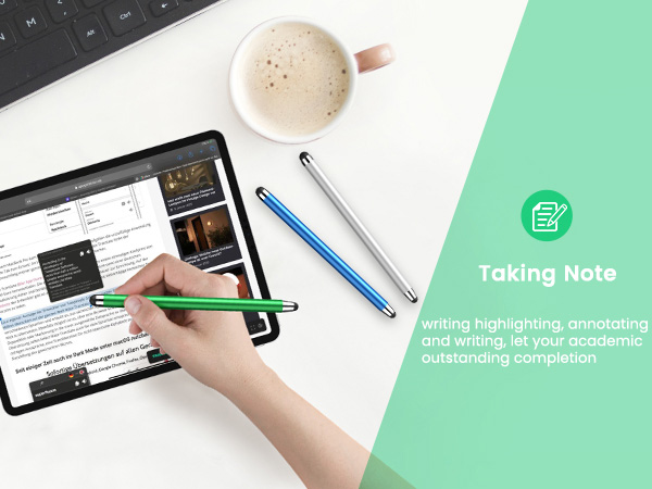 Stylus pen for taking notes