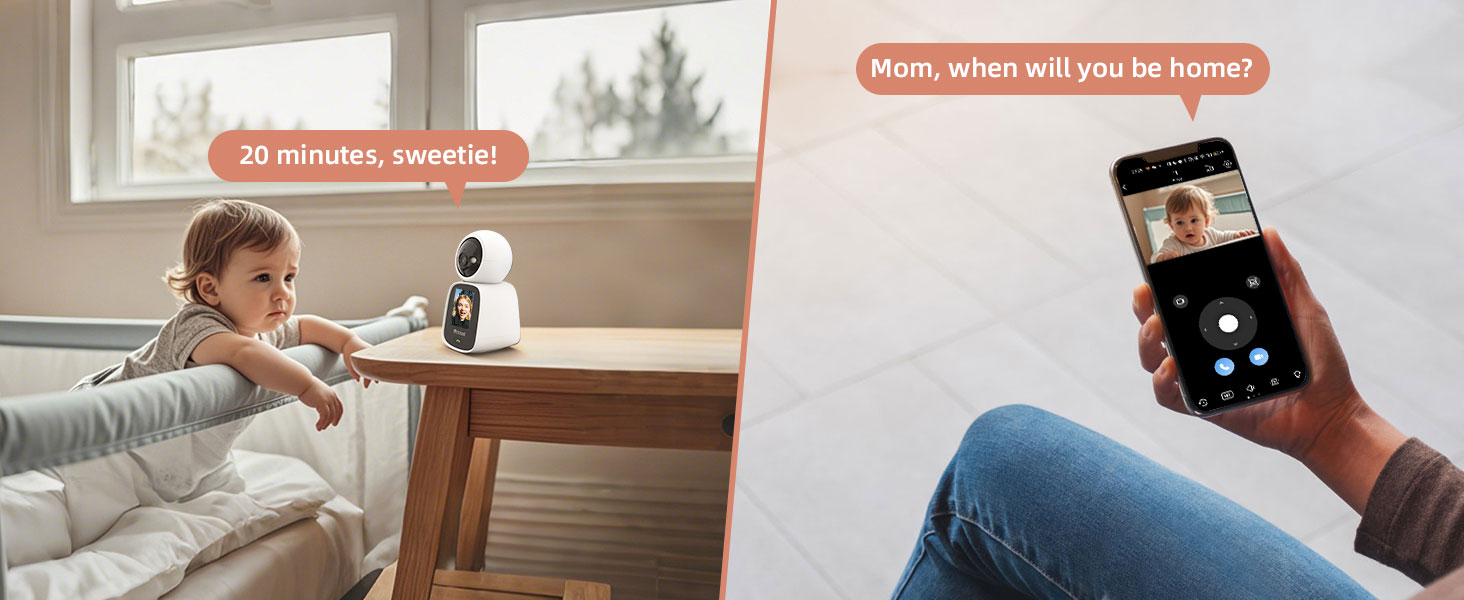 2 Way video baby monitor