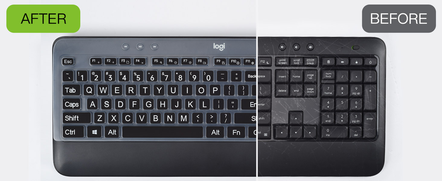 Keyboard Cover for Logitech MK545 Keyboard Skin for Logitech MK545 MK540 Keyboard Skin