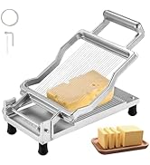 VEVOR Cheese Slicer, Butter Cutter with 0.2" Ultra-Thin Cheeser Butter Cutting Blade, Detachable ...