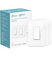 Kasa Smart Light Switch, Single Pole, Need Neutral Wire, HS200P3 | 2.4GHz Wi-Fi, Works with Alexa...
